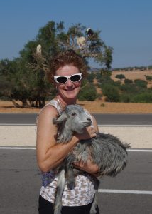 Elaine-with-Goat