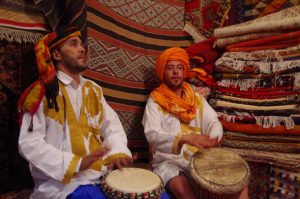 Imad and Abdul on drums