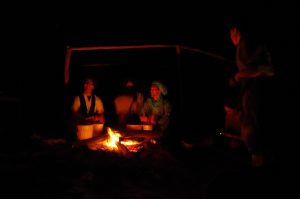 Erg Chebbi campfire